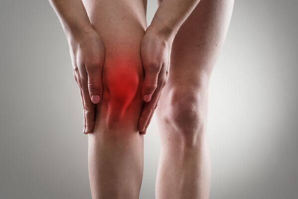 Knee pain - indication for the use of spray Hondrox