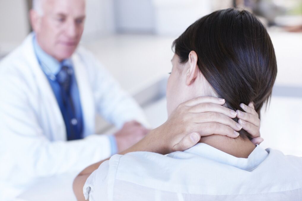 consulting a doctor for cervical osteochondrosis